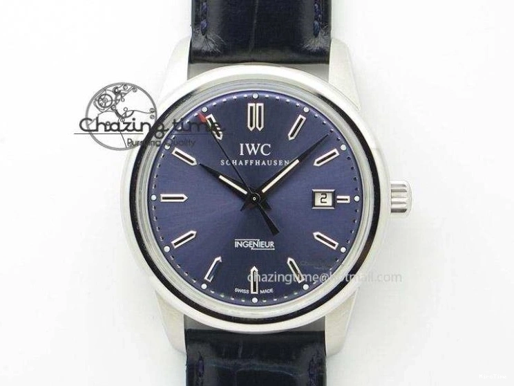 MIROTIME 0212 Mark XVIII IW327001 SS Mk Maker Best Edition Black Dial On Black Leather Strap A SunProtective 7299